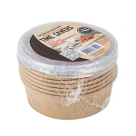 Kraft Paper Bowls with Lids, 500ml - 6 Piece